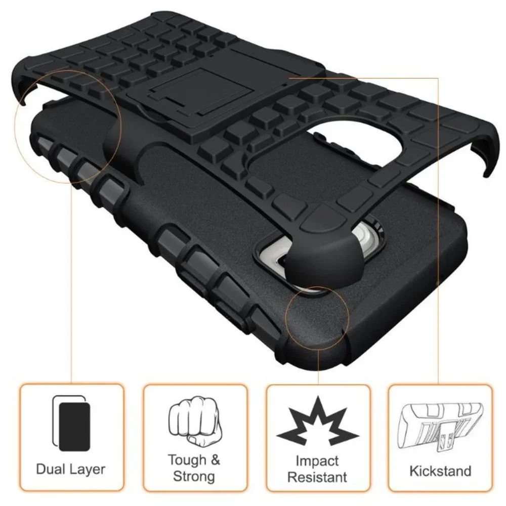 SAMSUNG GALAXY S7 DUAL LAYER CASE STAND & SCREEN